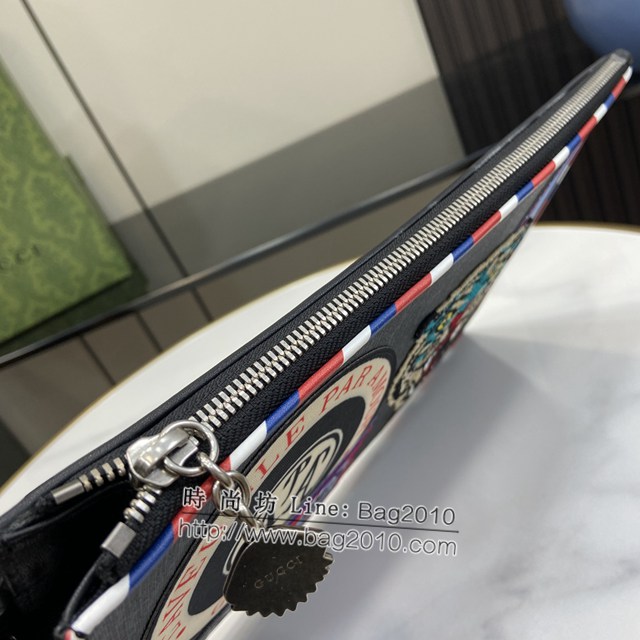 Gucci專櫃古馳最新款Ophidia系列手包男士手拿包 jh2281型號：496346
